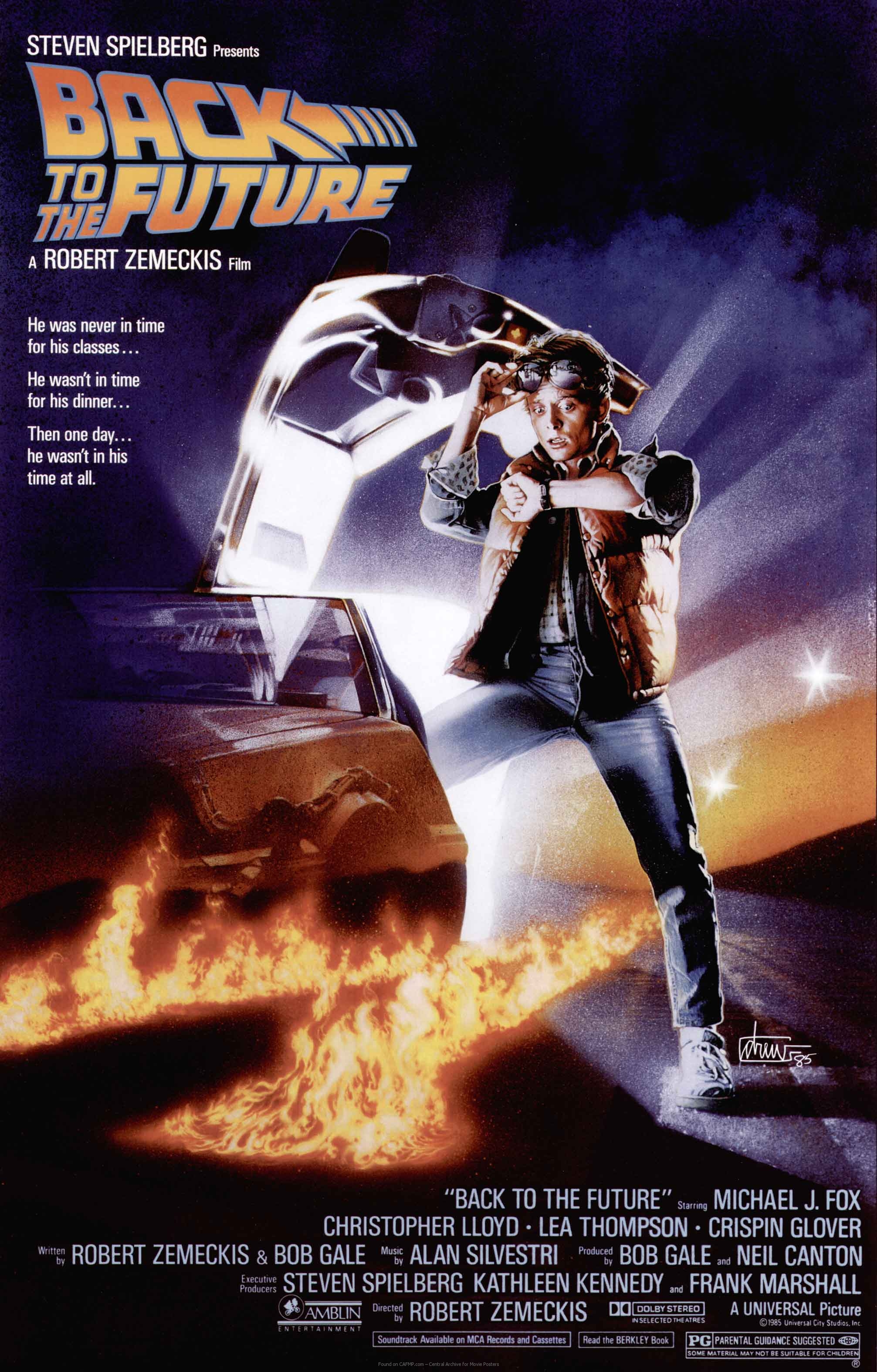 Filmplakat »Back to the Future« auf CAFMP