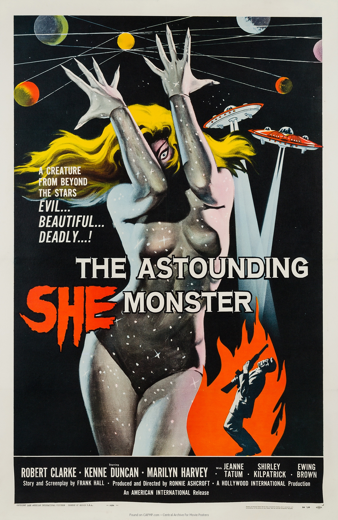 Movie Poster The Astounding She Monster On Cafmp