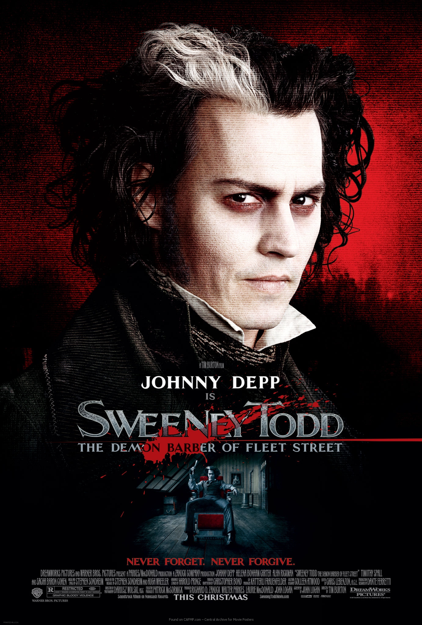 Filmplakat »Sweeney Todd« auf CAFMP